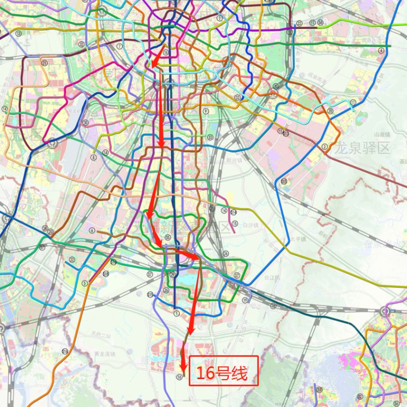 成都地铁最新线路图揭秘现代化都市交通脉络